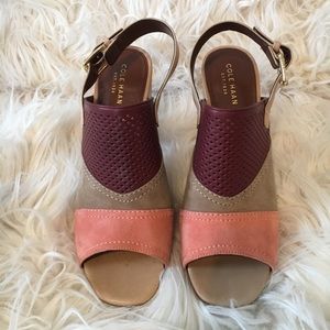Cole Haan Multi Color Heel